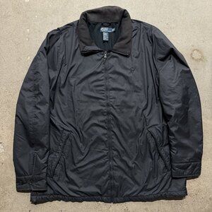 Polo Ralph Lauren Men's Jacket black Hooded Fleece Lining Black Size 2XL